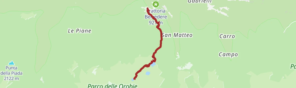 Route map: Lakes of Saint Stephen